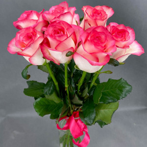 Букет розовых роз (50см)